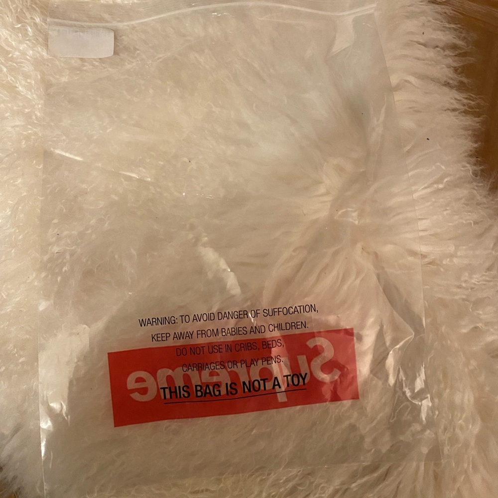 New Original Supreme top garment ziplock bag !!